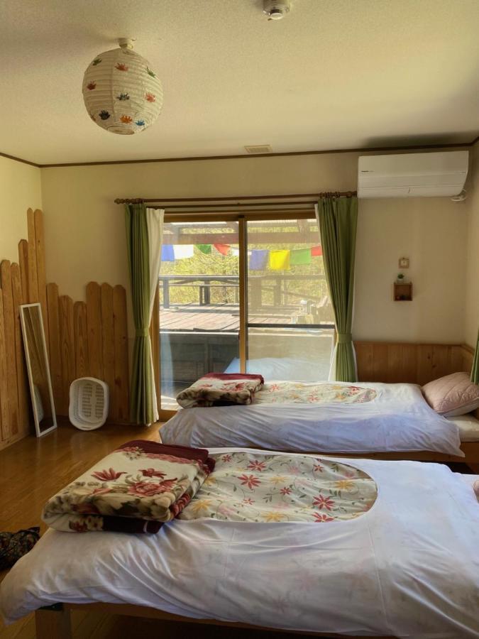 Azumino Backpackers 山の風 Hotell Matsukawa Exteriör bild