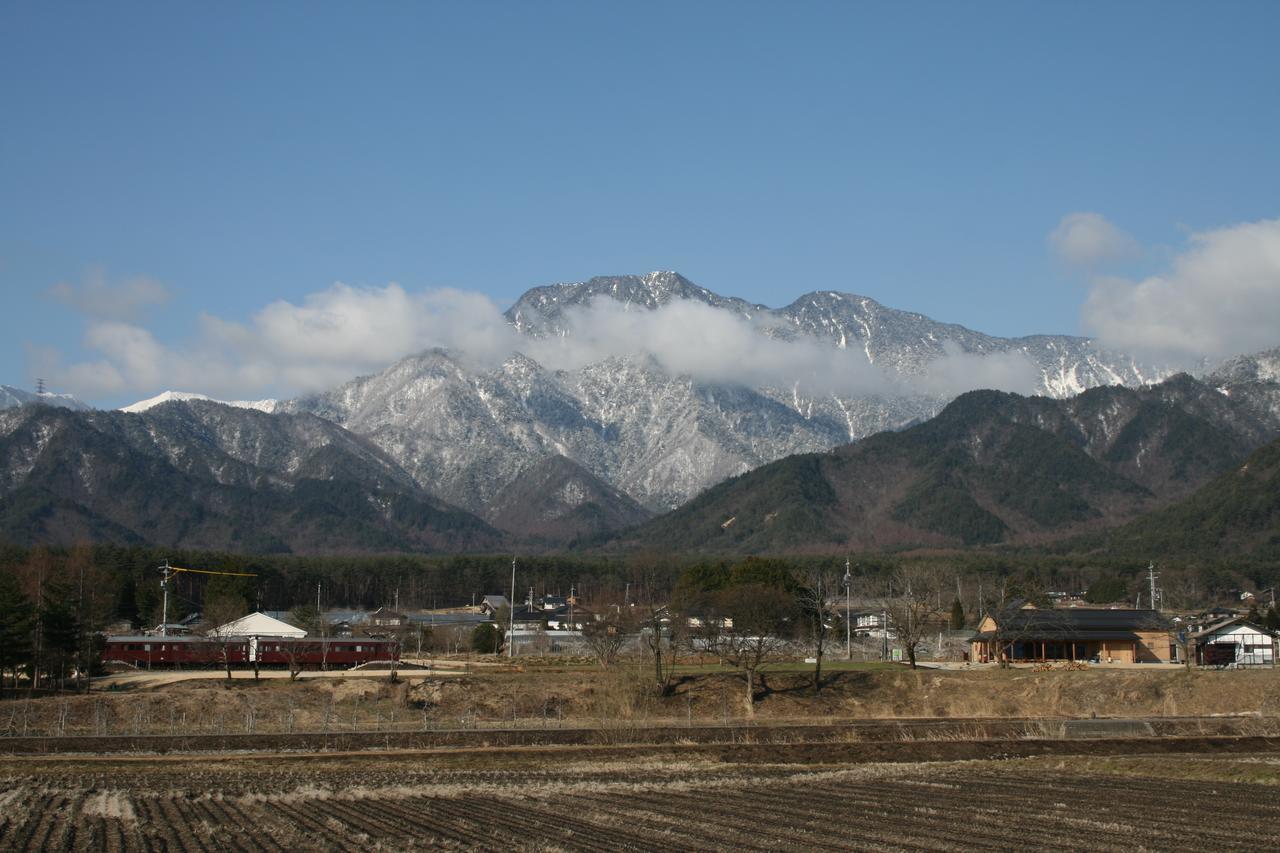 Azumino Backpackers 山の風 Hotell Matsukawa Exteriör bild