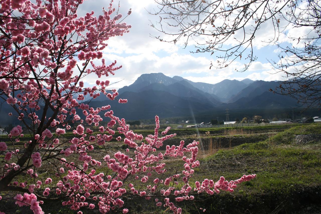 Azumino Backpackers 山の風 Hotell Matsukawa Exteriör bild